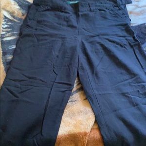 Wide leg linen pants